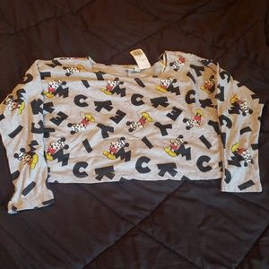 *NEVER WORN* Forever 21 Mickey mouse crop top